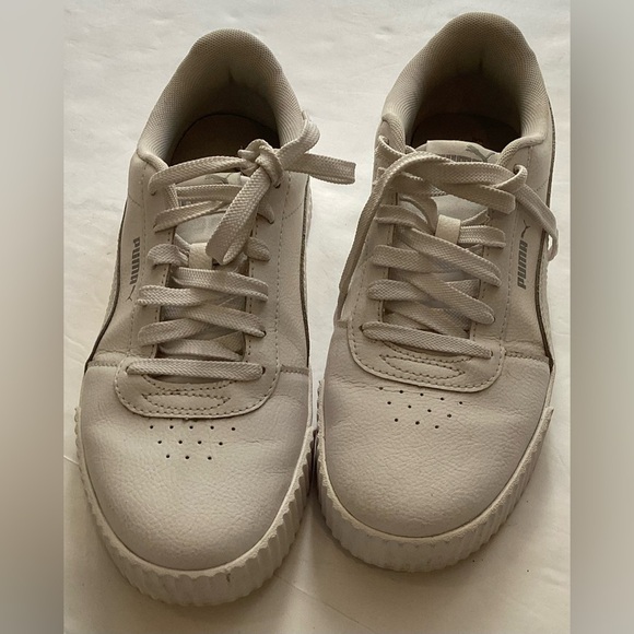 Puma Carina trainers size 6.5 white - Picture 4 of 7